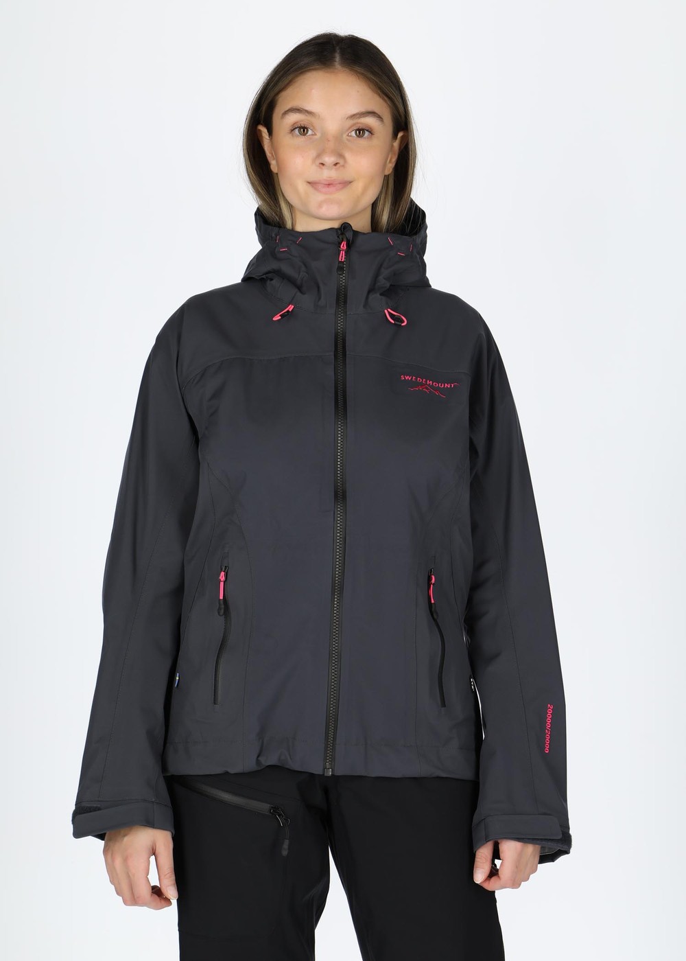 Himalaya Shell Jacket W, Charcoal/Pink, 44,  Jackor