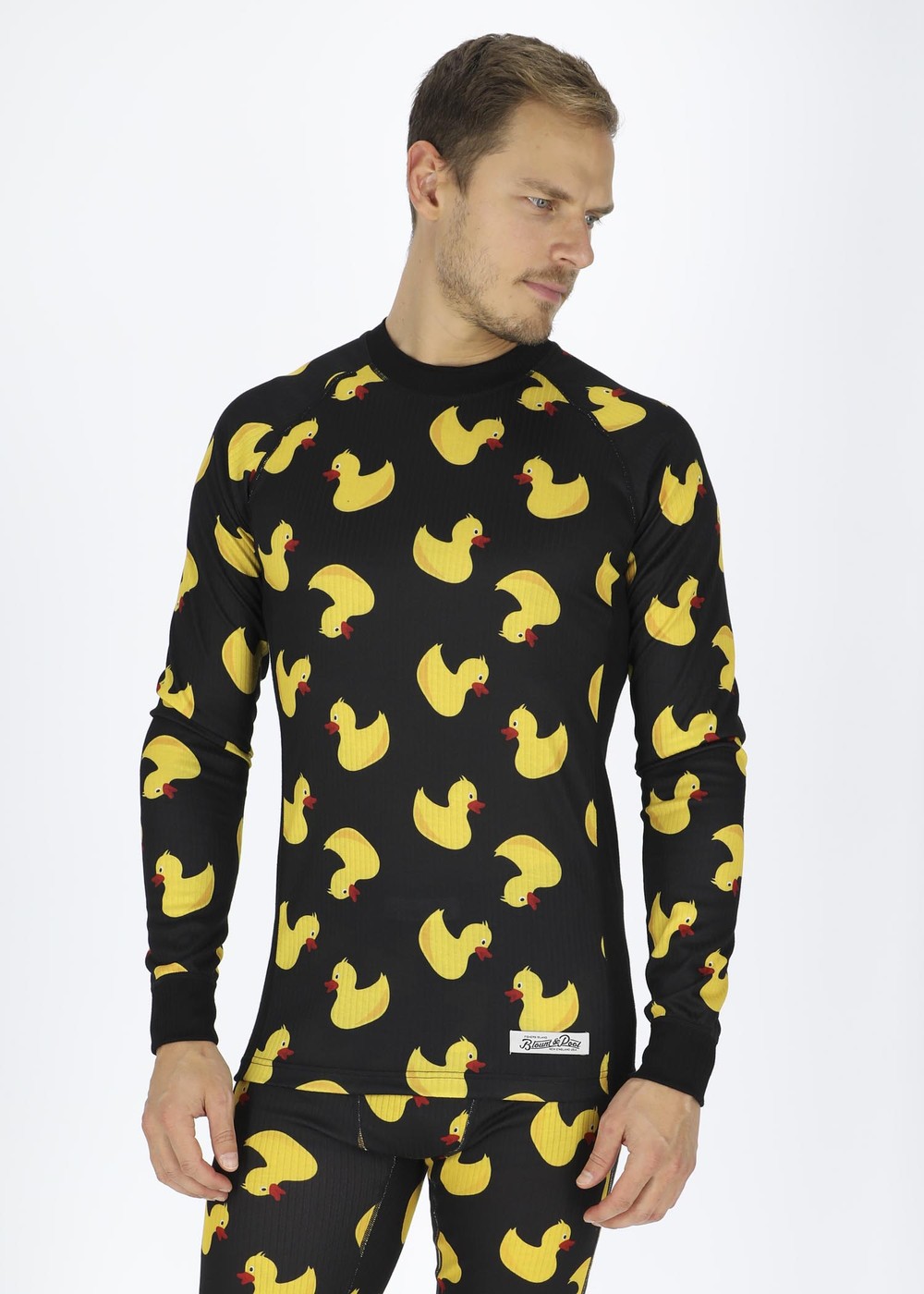 Crewneck L/S Baselayer, Yellow Duck, Xl,  Underställströjor