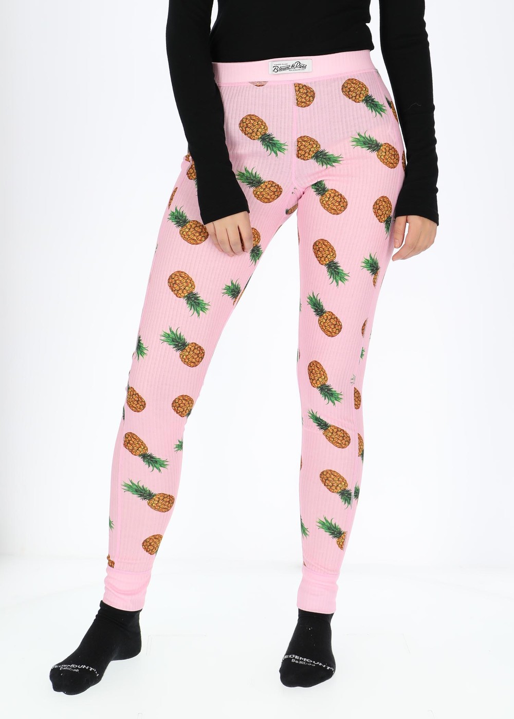 Pants Baselayer W, Pink Pineapple Print, 38,  Funktionsunderställ Pants Baselayer W, Pink Pineapple Print, 38,  Funktionsunderställ