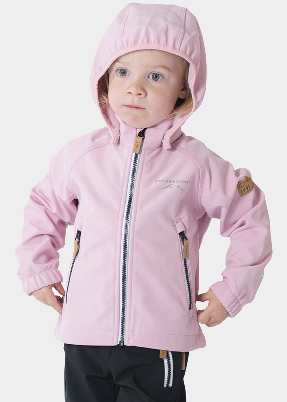 Bergen Softshell Jacket Jr, Lt Pink, 160,  Vinterjackor