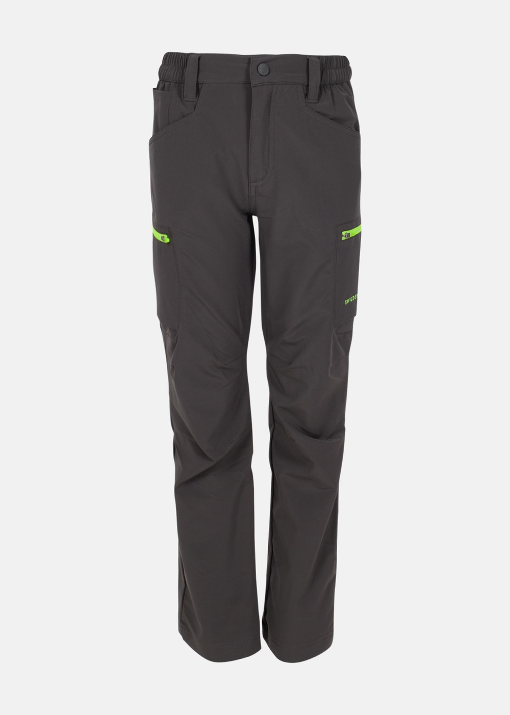 Glittertind Pants Jr, Olive/Neon, 130,  Byxor