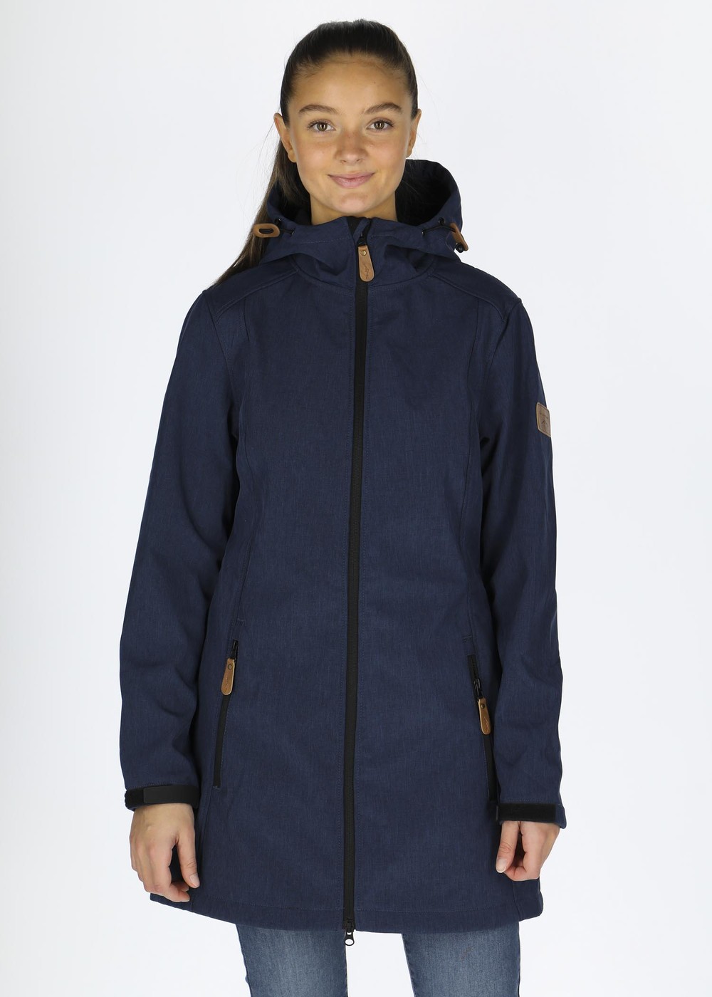 Softshell Coat W, Navy Melange, 42,  Vårjackor Softshell Coat W, Navy Melange, 42,  Vårjackor