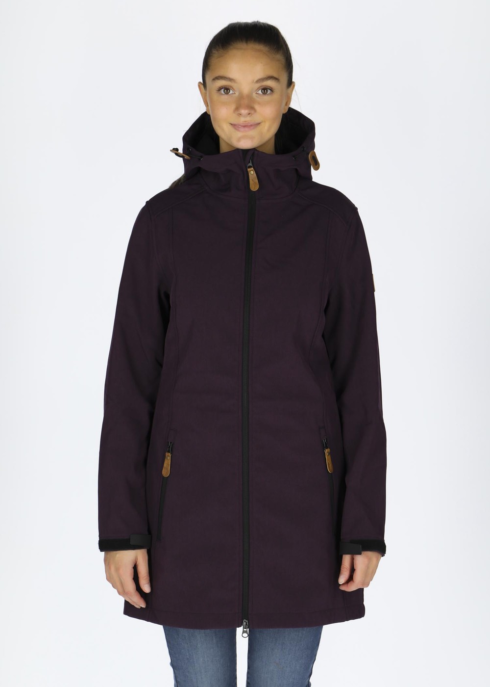 Softshell Coat W, Plum Melange, 36,  Vårjackor Softshell Coat W, Plum Melange, 36,  Vårjackor