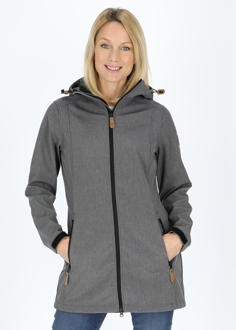 Softshell Coat W, Lt Grey Melange, 44,  Vårjackor Softshell Coat W, Lt Grey Melange, 44,  Vårjackor