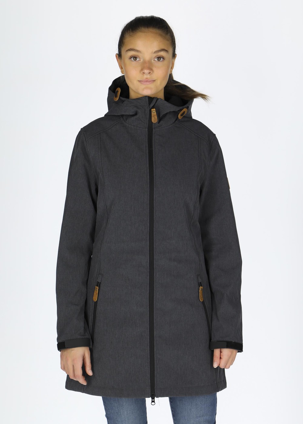 Softshell Coat W, Grey Melange, 48,  Vårjackor