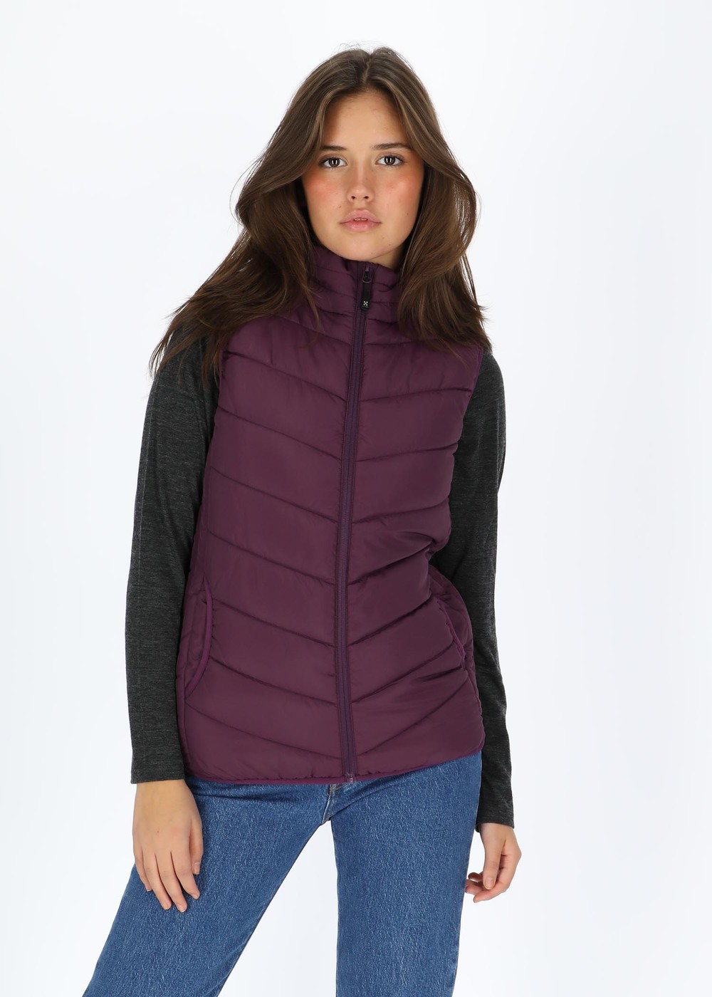 Ottawa Vest W, Plum, 36,  Västar
