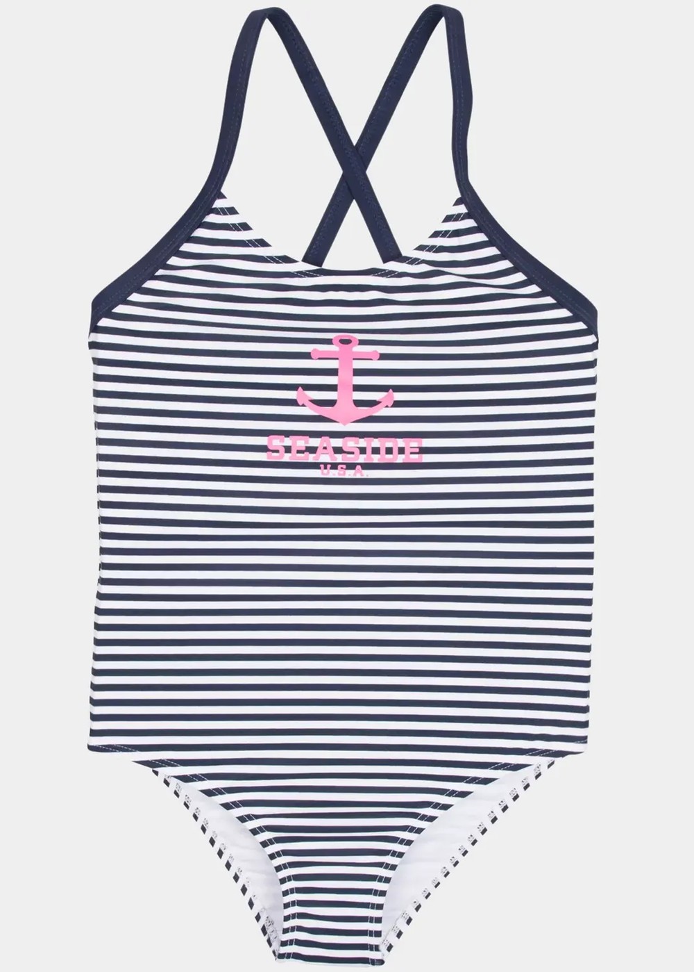 Swimsuit Jr, Navy Stripe, 90,  Badkläder