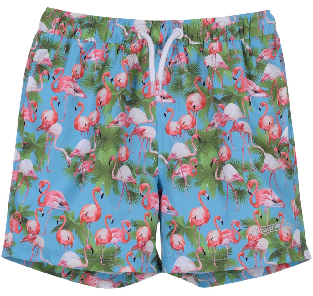 Flamingo Beachshorts Jr, Sea Blue, 90,  Badkläder