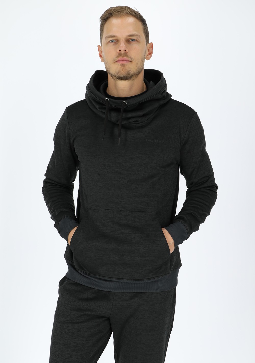 Training Logo Hood, Charcoal Melange/Charcoal Mela, S,  Hoodies Training Logo Hood, Charcoal Melange/Charcoal Mela, S,  Hoodies