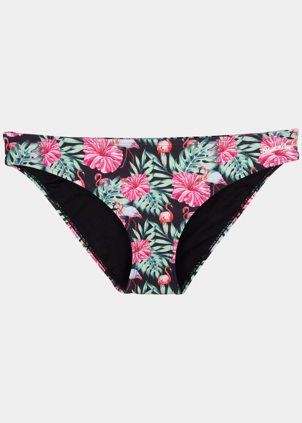 Bandeau Bottom Flower, Black Aop, 36,  Badkläder | Träningskläder//Dam//Sport-BH//Aktivitet | Padelspecialisterna