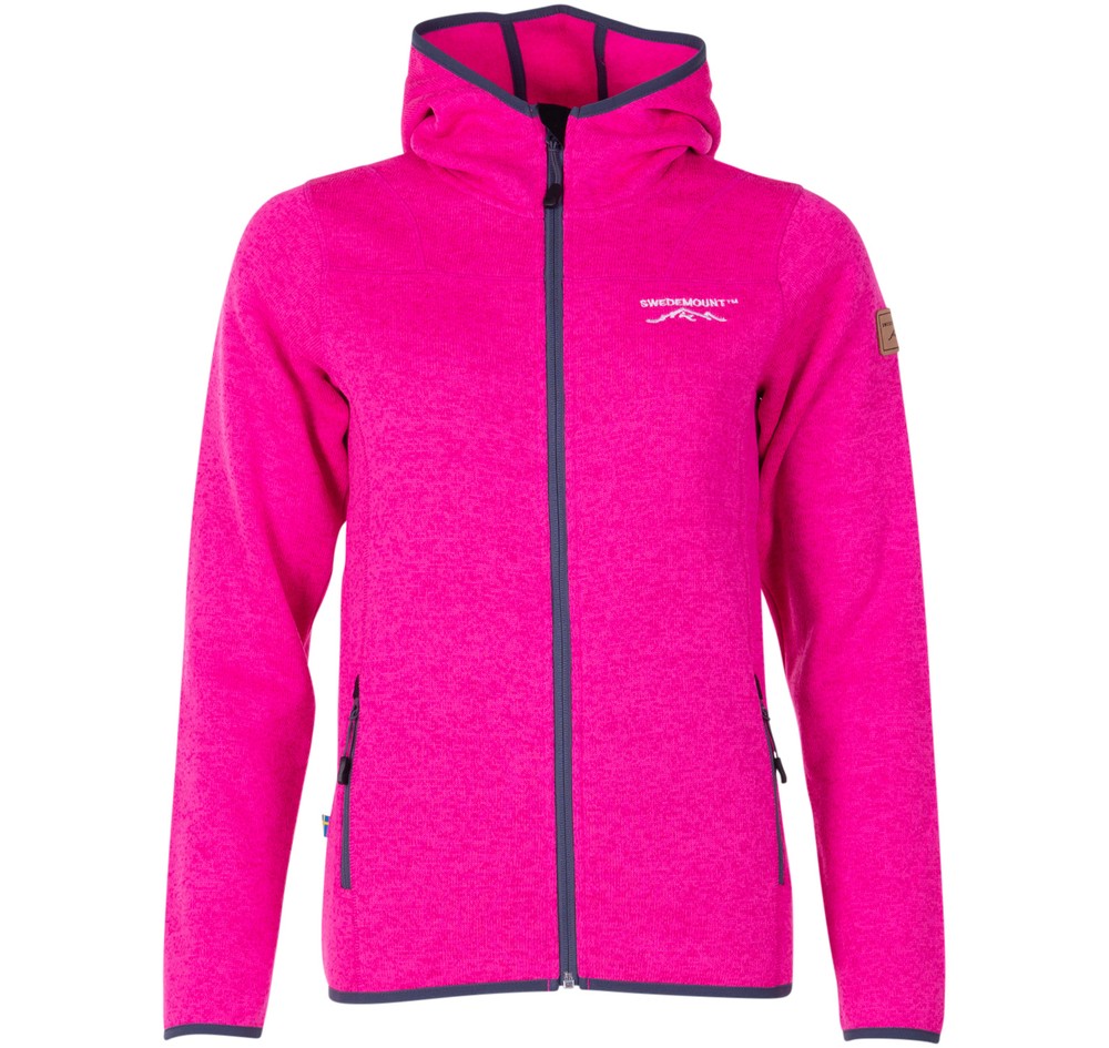 Reykjavik Fleece Jacket W, Fresh Pink Melange, 34,  Fleecetröjor