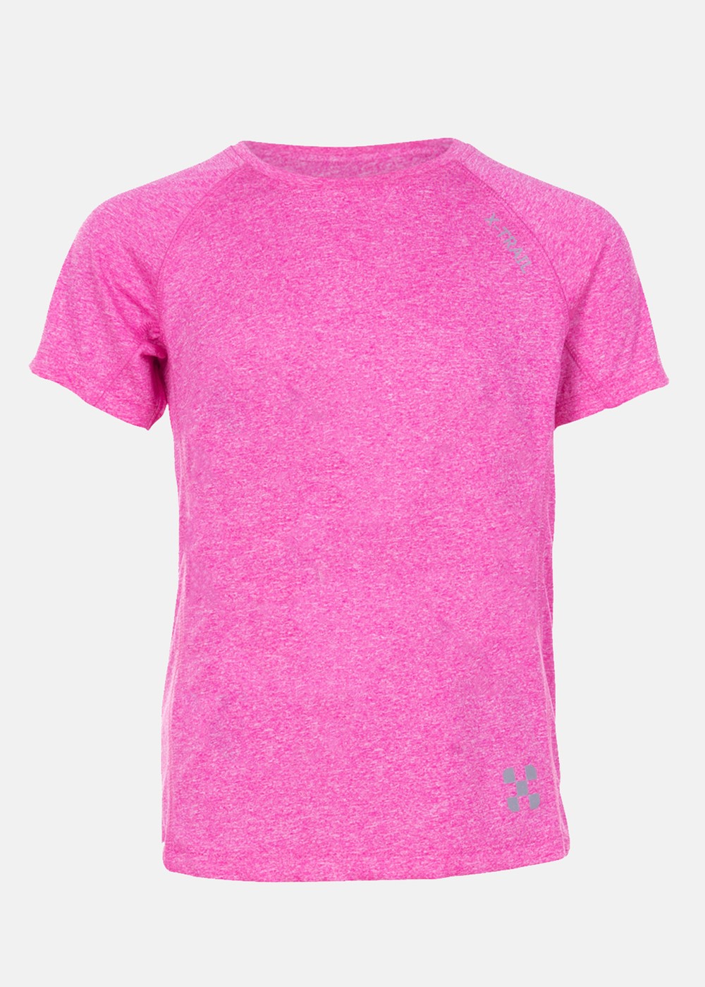Training Tee Jr, Pink Melange, 150,  Tränings-T-Shirts
