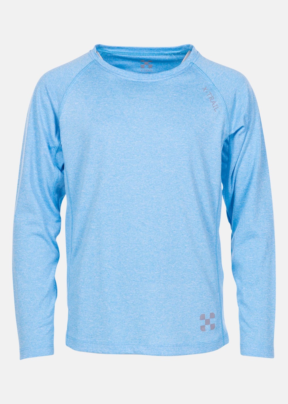 Training L/S Tee Jr, Lagoon Melange, 120,  Löpar-T-Shirts