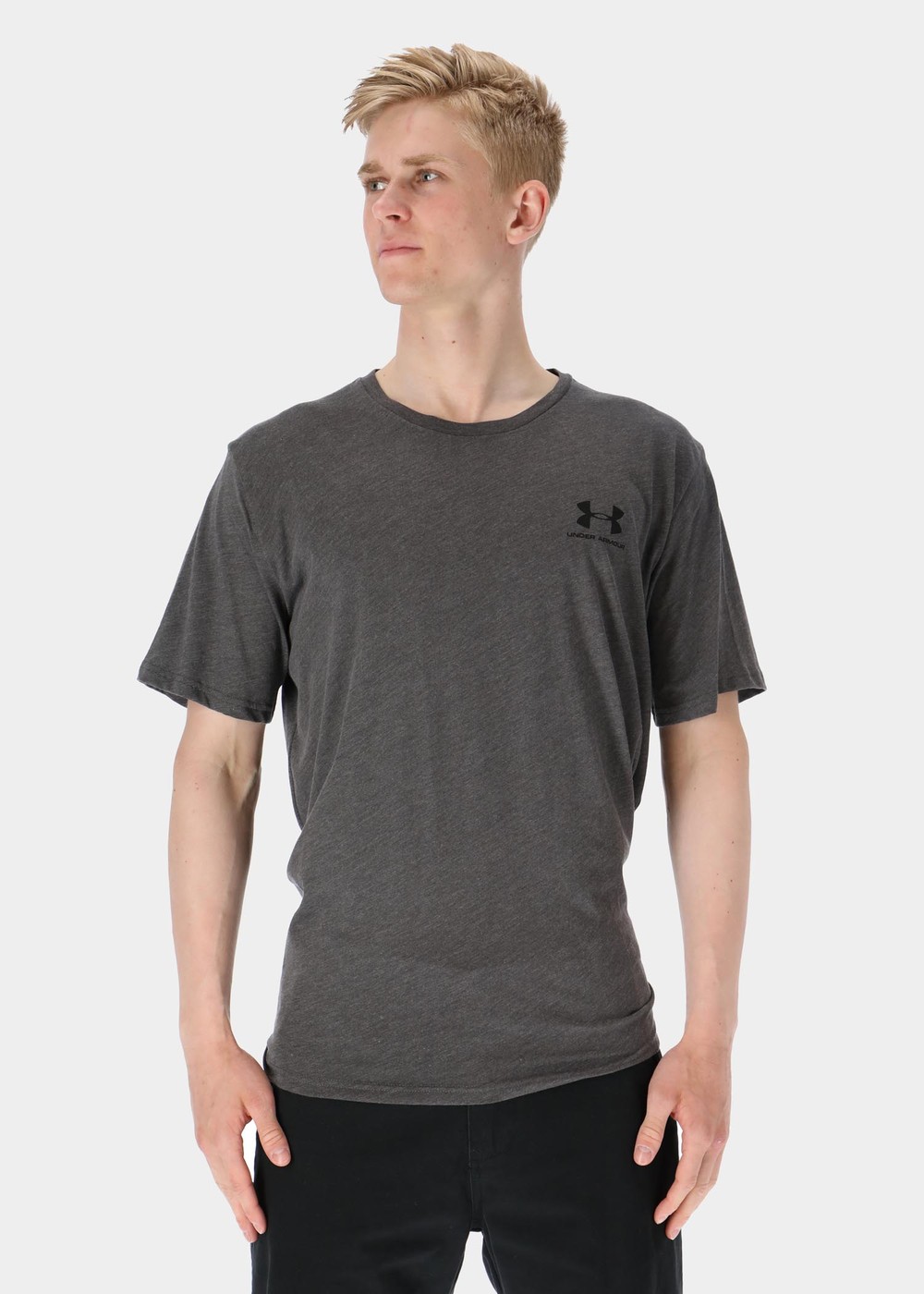 Ua M Sportstyle Lc Ss, Charcoal Medium Heather, 4xl,  Löparkläder