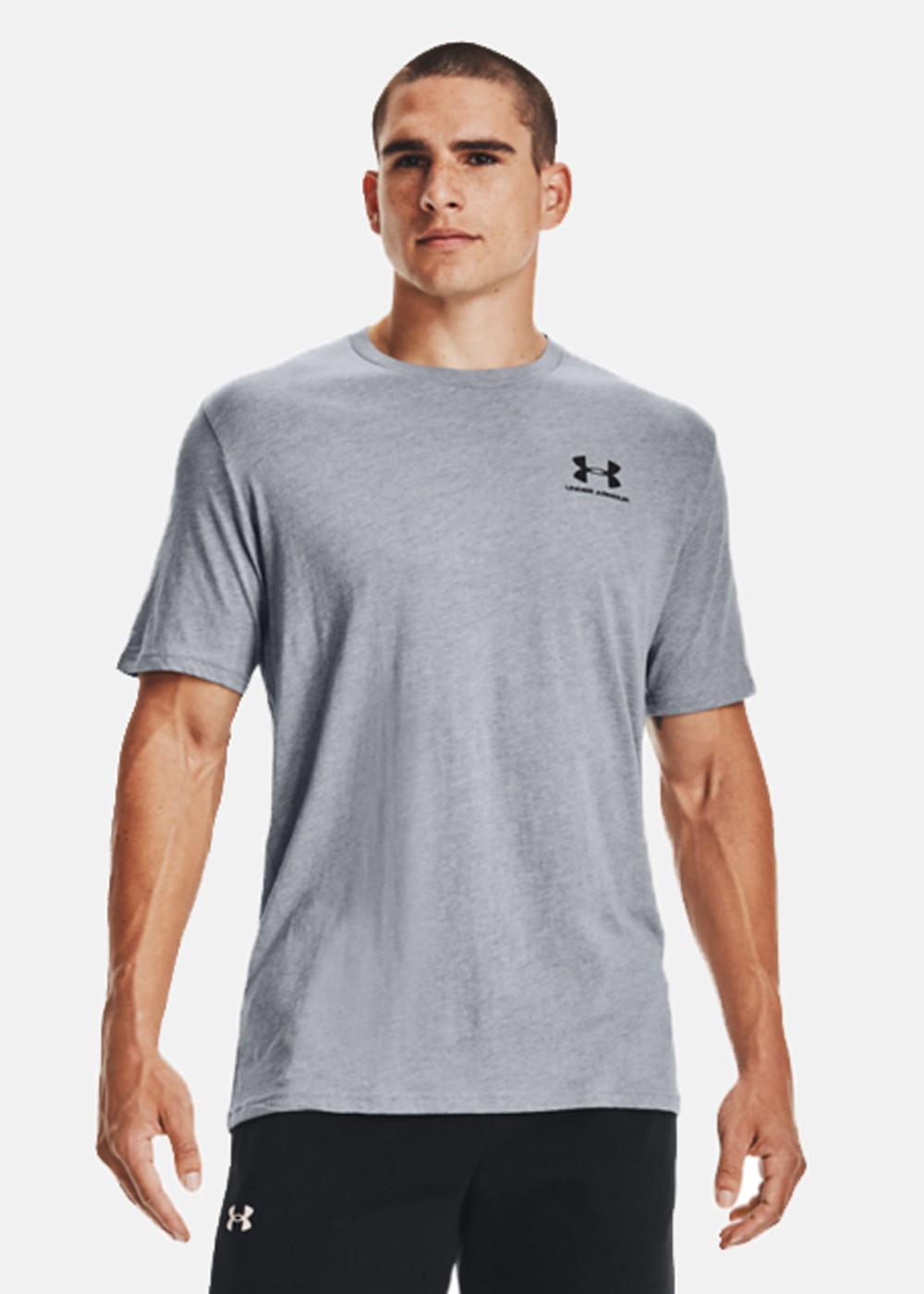 Ua M Sportstyle Lc Ss, Steel Light Heather, 4xl,  Löparkläder Ua M Sportstyle Lc Ss, Steel Light Heather, 4xl,  Löparkläder