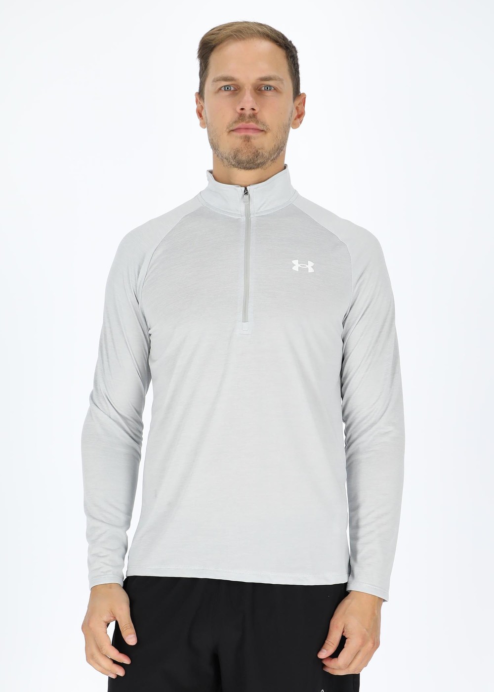 Ua Tech 2.0 1/2 Zip, Halo Gray, M,  Löparkläder