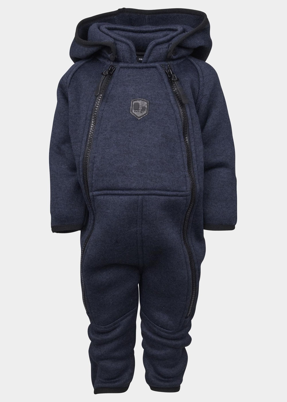 Bormio Baby Overall, Navy, 74,  Fleeceoveraller