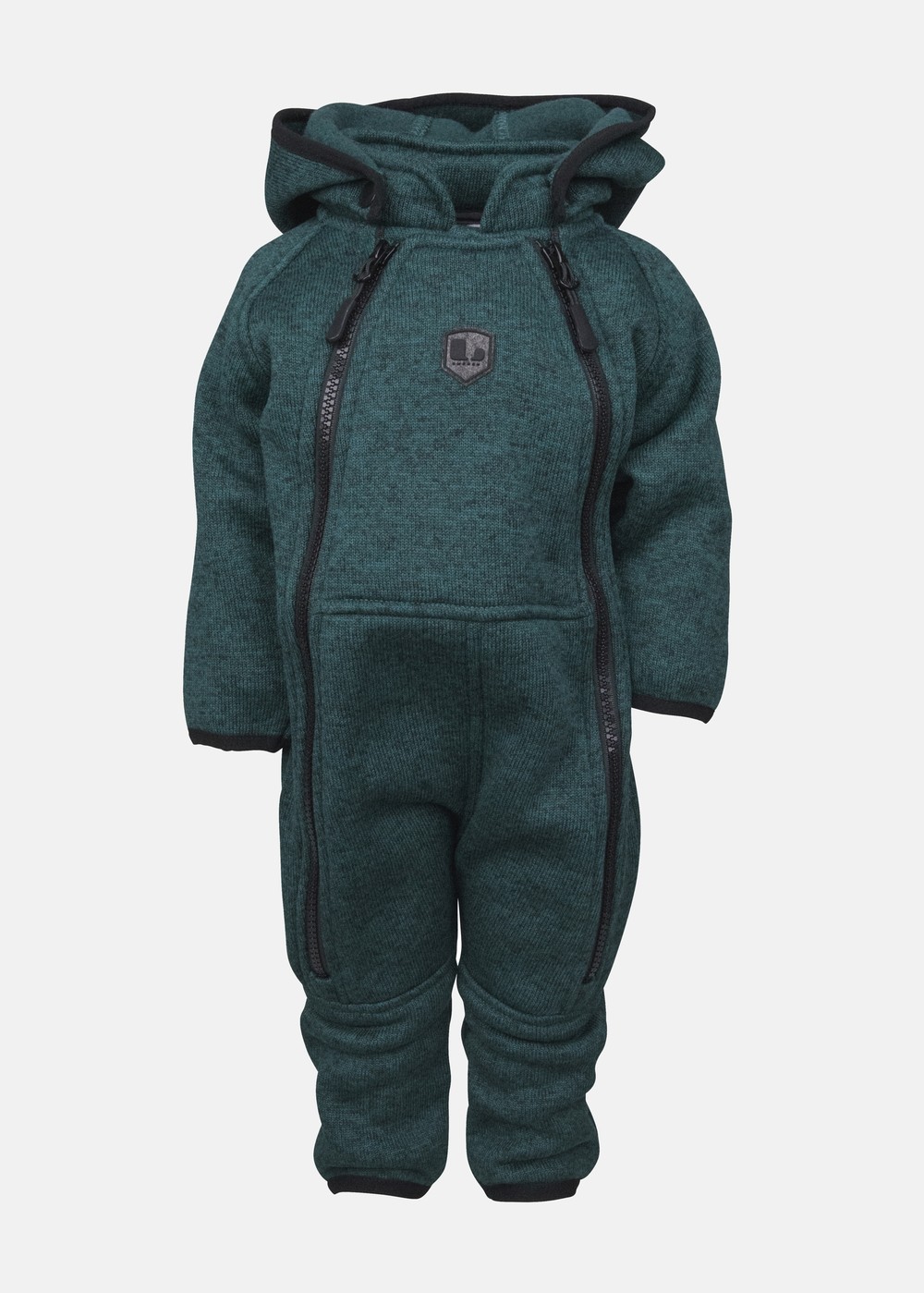 Bormio Baby Overall, Dark Teal, 74,  Fleeceoveraller