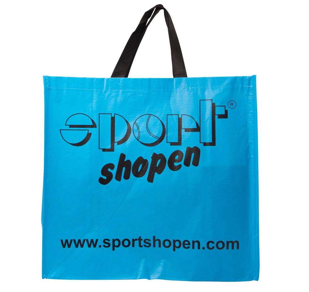 Shopping Bag Large, Sea Blue/Black, Onesize,  Handväskor