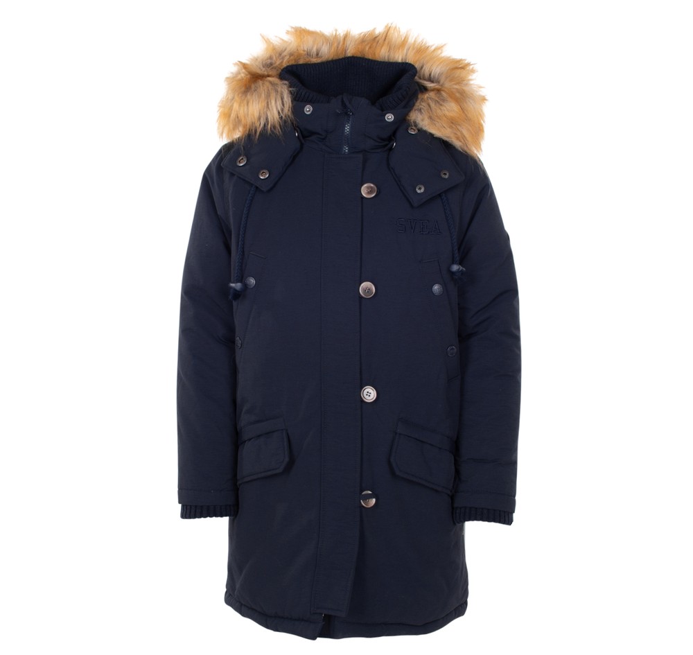 Billie Jr Jacket, Navy, 120,  Vinterjackor