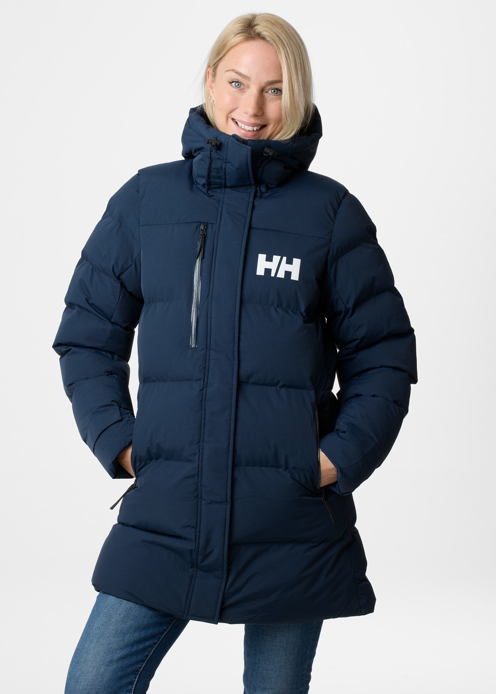 W Adore Puffy Parka, 597 Navy, L,  Vinterjackor