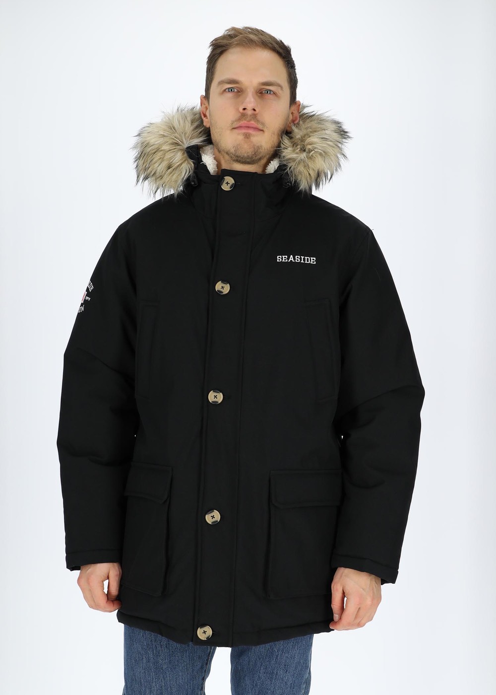 Oregon Parka Sr, Black, Xs,  Vinterjackor