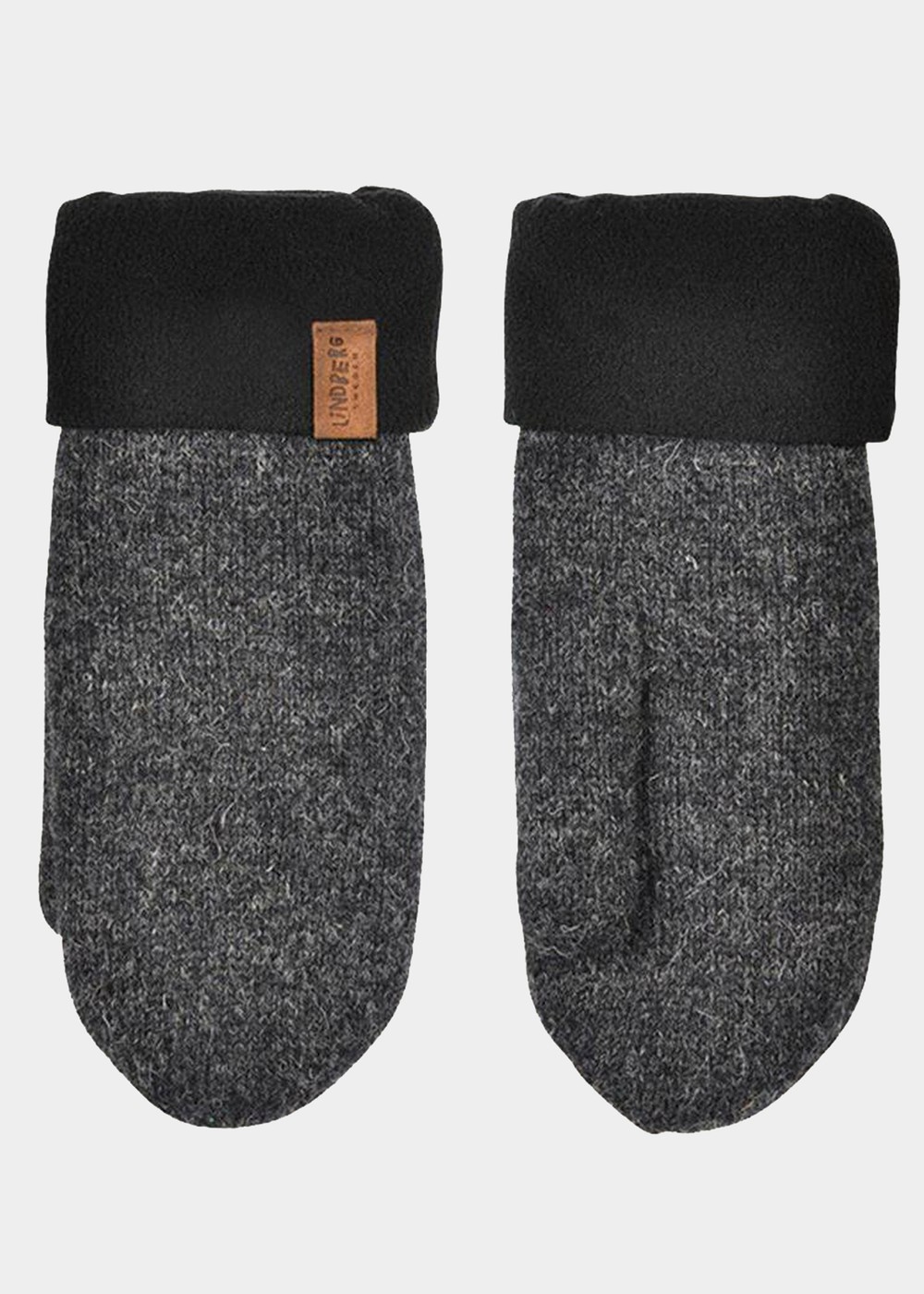 Classic Wool Mitten, Grey, 9,  Handskar