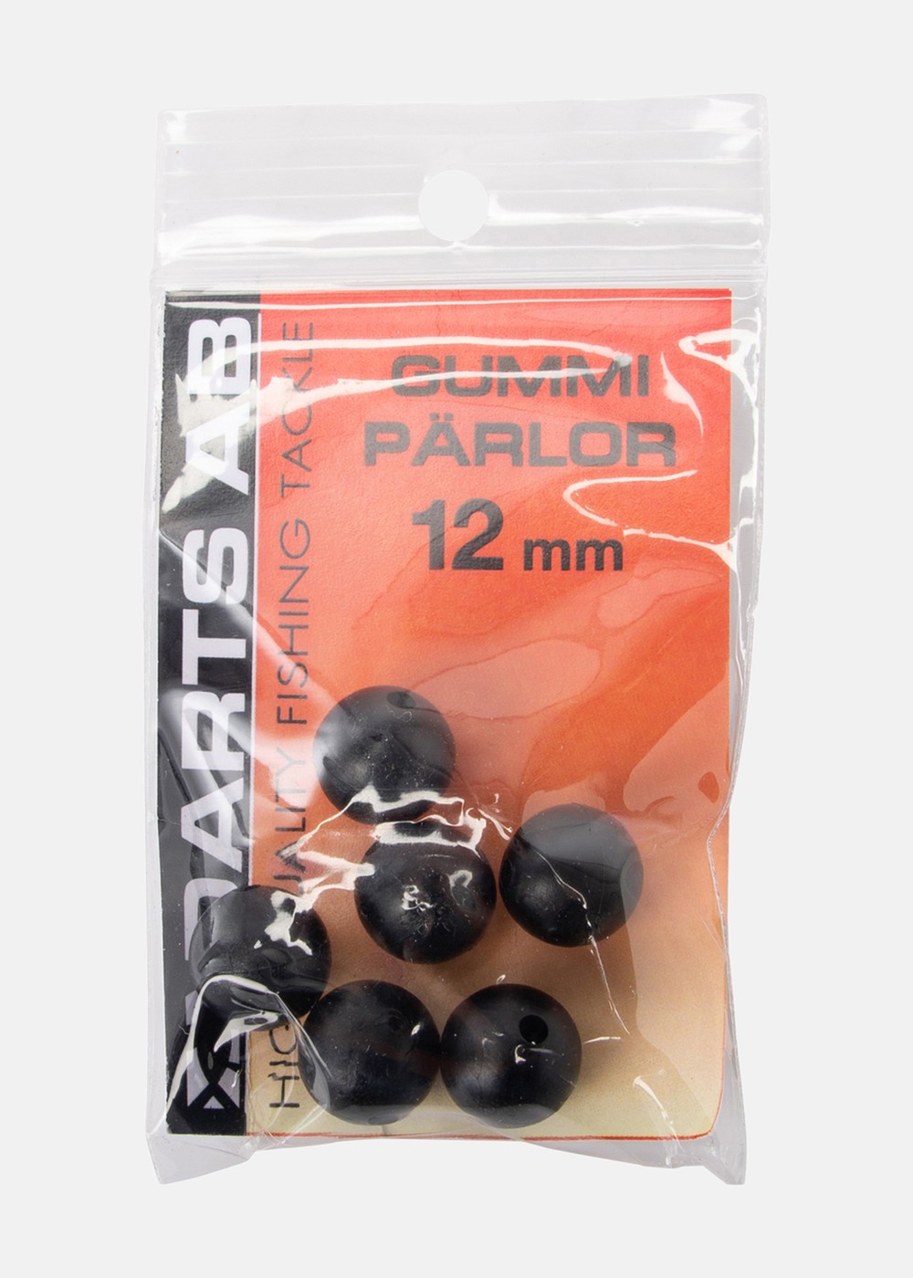 Gummipärlor, Black, 12 Mm,  Aktivitet