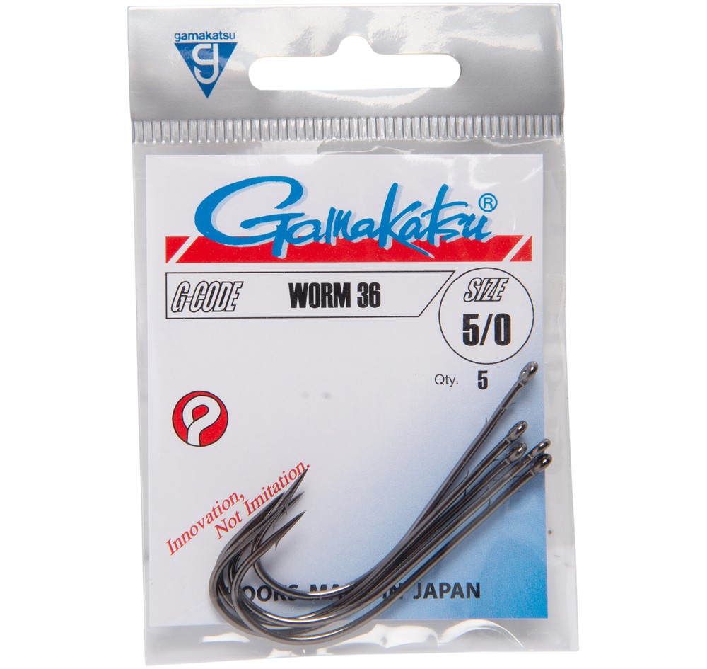 Gamakatsu Hook Worm 36  /0