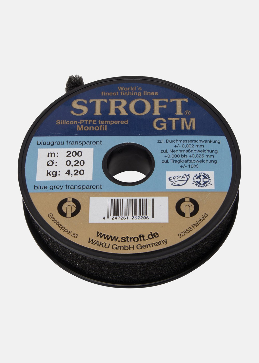 Stroft Gtm 0,20 1x200, Klar, 200,  Nylonlinor