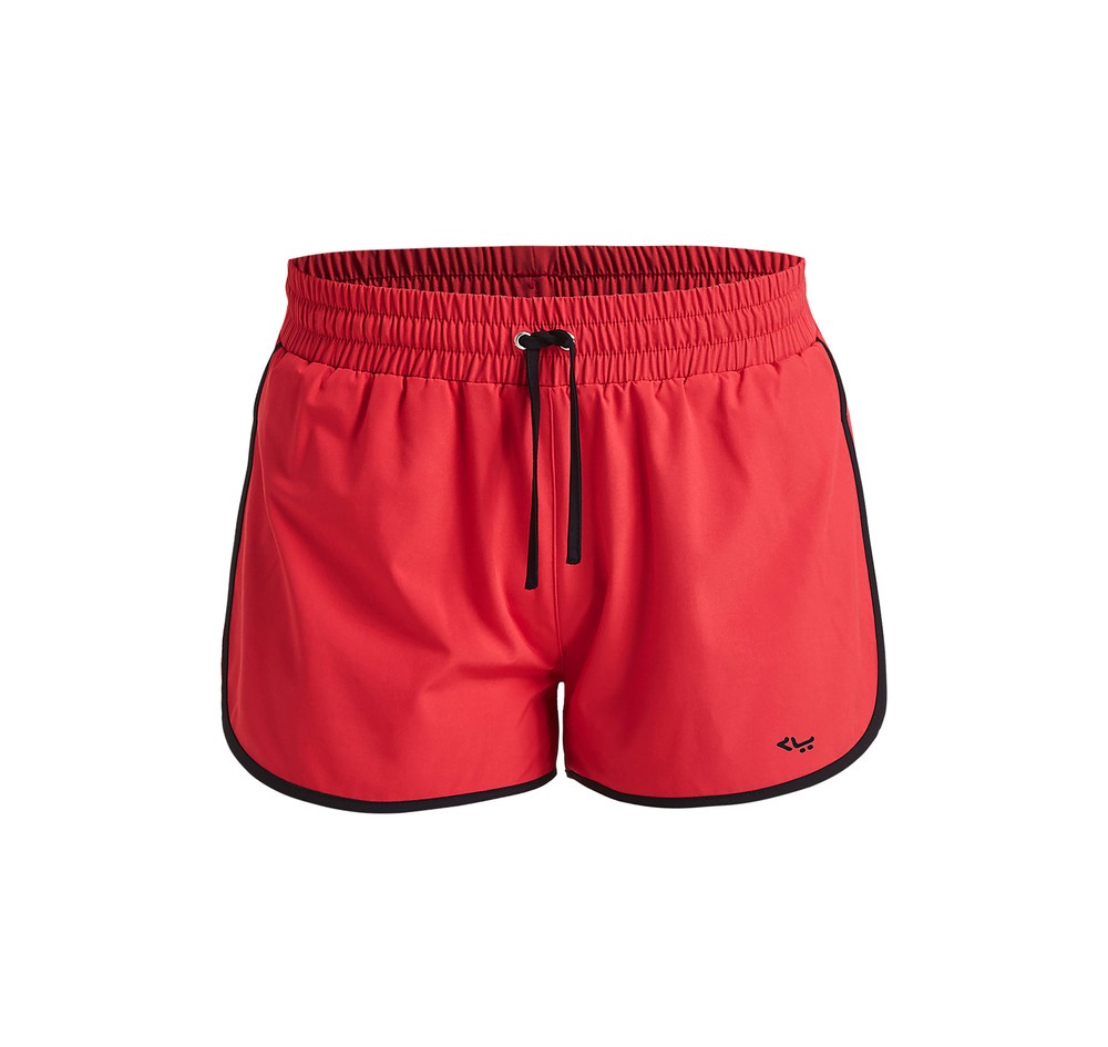 Workout Shorts, Red, S,  Löparshorts