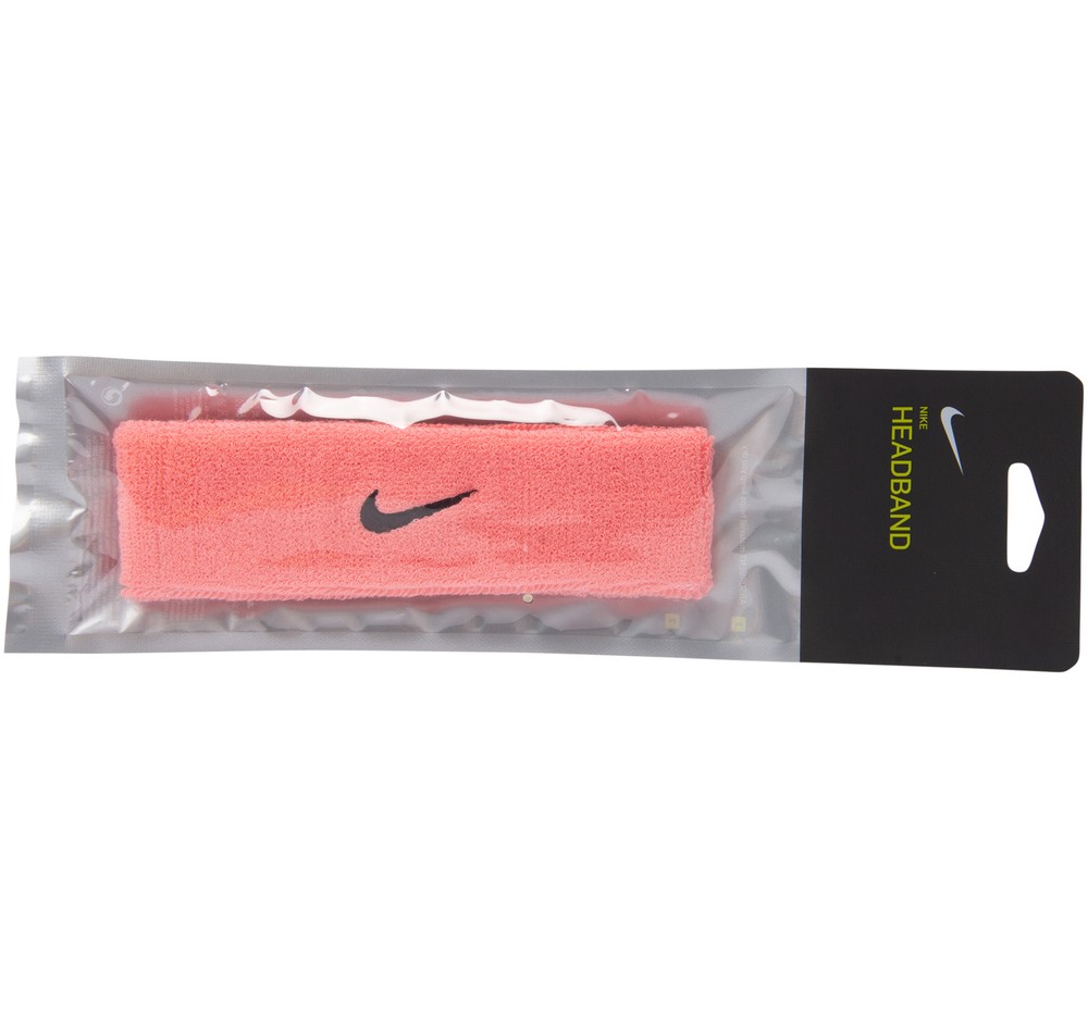 Nike Swoosh Headband, Pink Gaze/Oil Grey, Onesize,  Kläder Och Skor