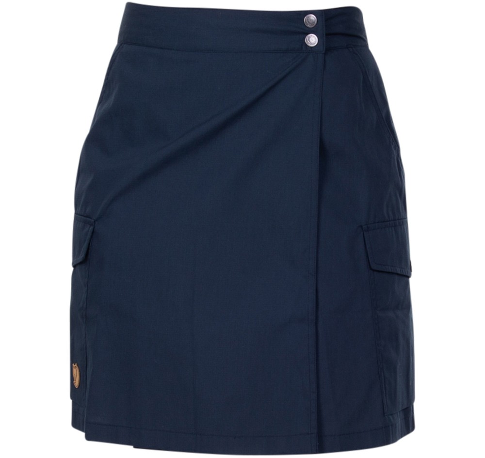 Övik Travel Skirt W, Dark Navy, 36