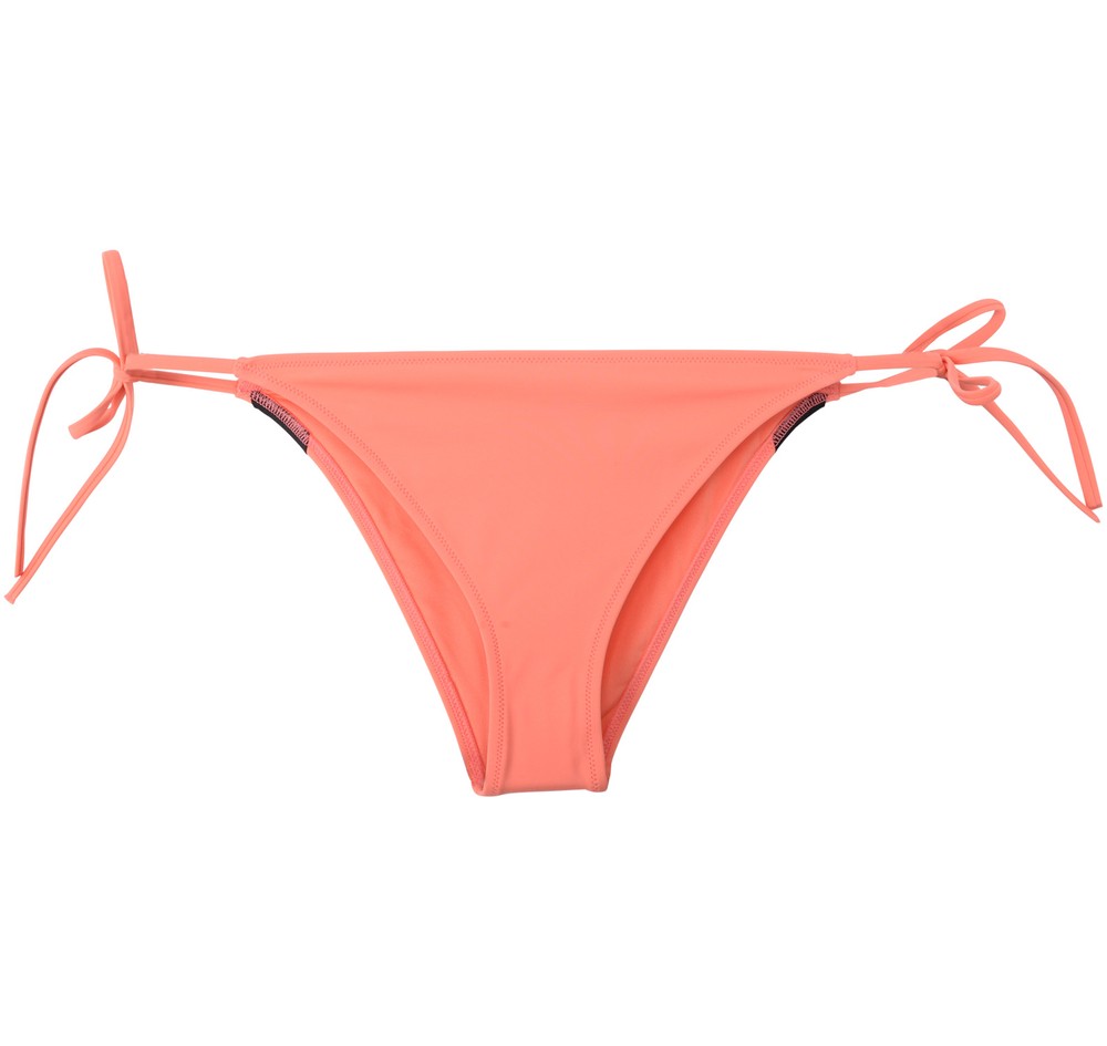 Cheeky String Side Tie Bikini, Flamingo, S,  Bikinis