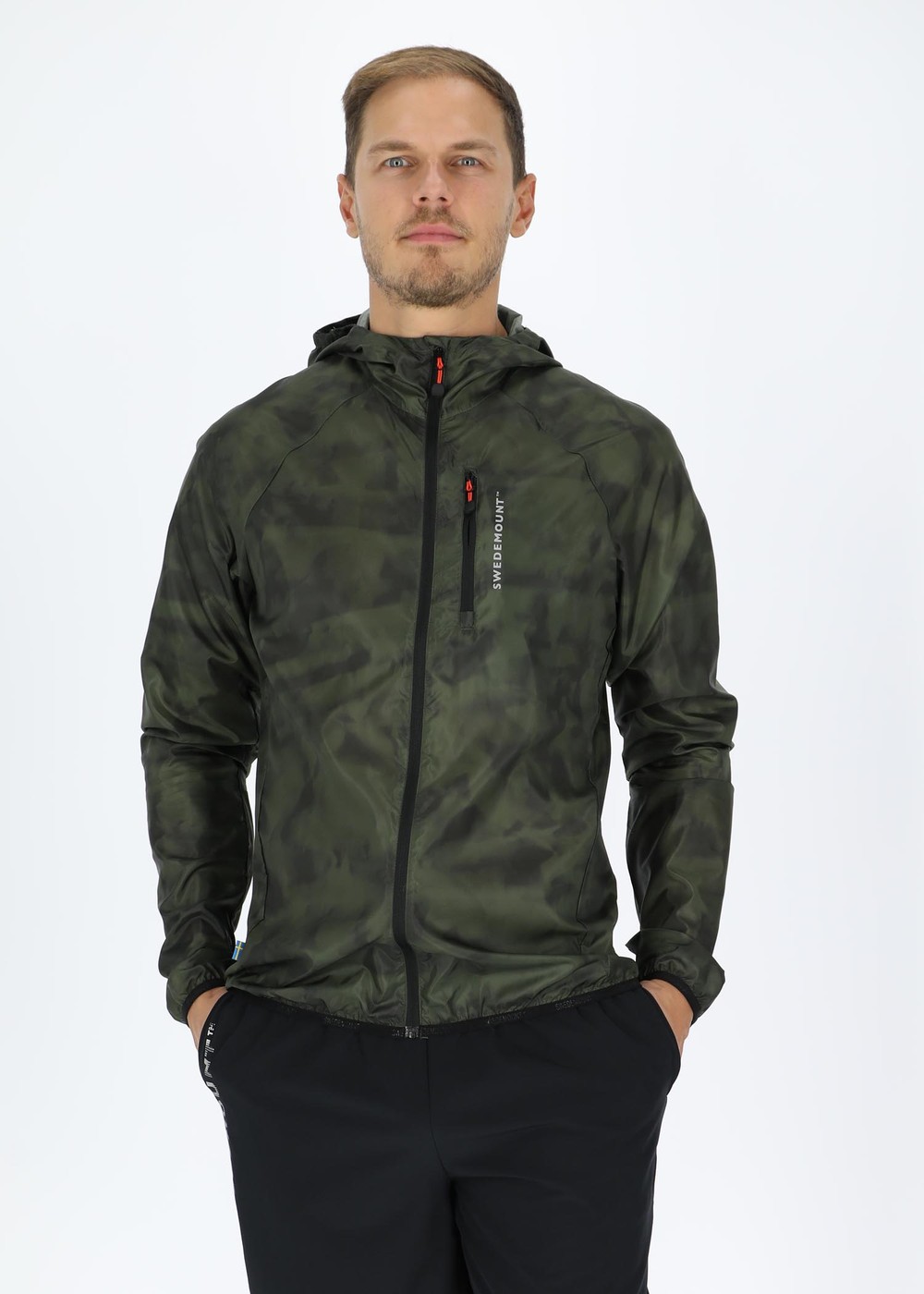 Packable Wind Jacket, Olive, L,  Vårjackor