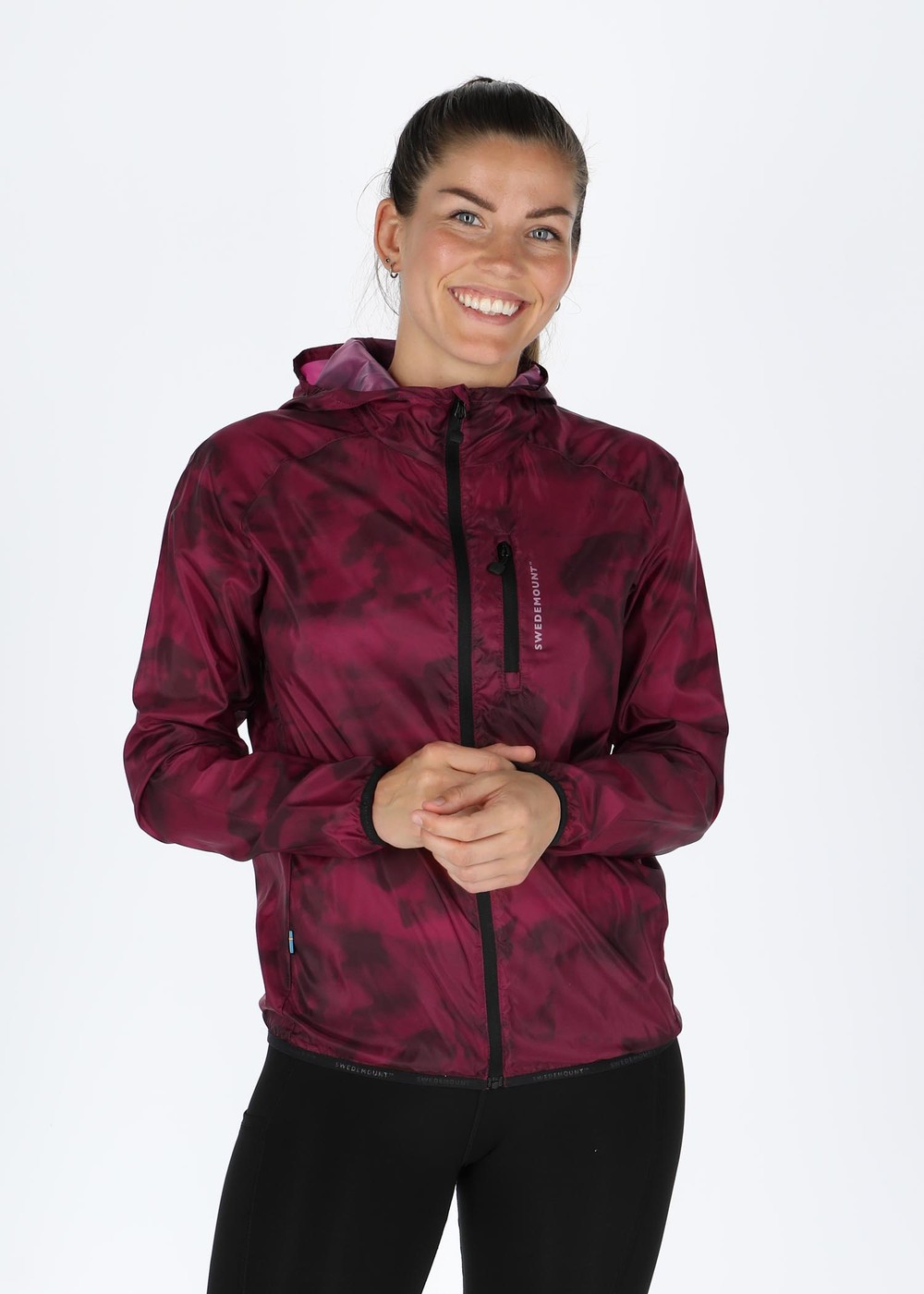 Packable Wind Jacket W, Burgundy, 36,  Vårjackor Packable Wind Jacket W, Burgundy, 36,  Vårjackor