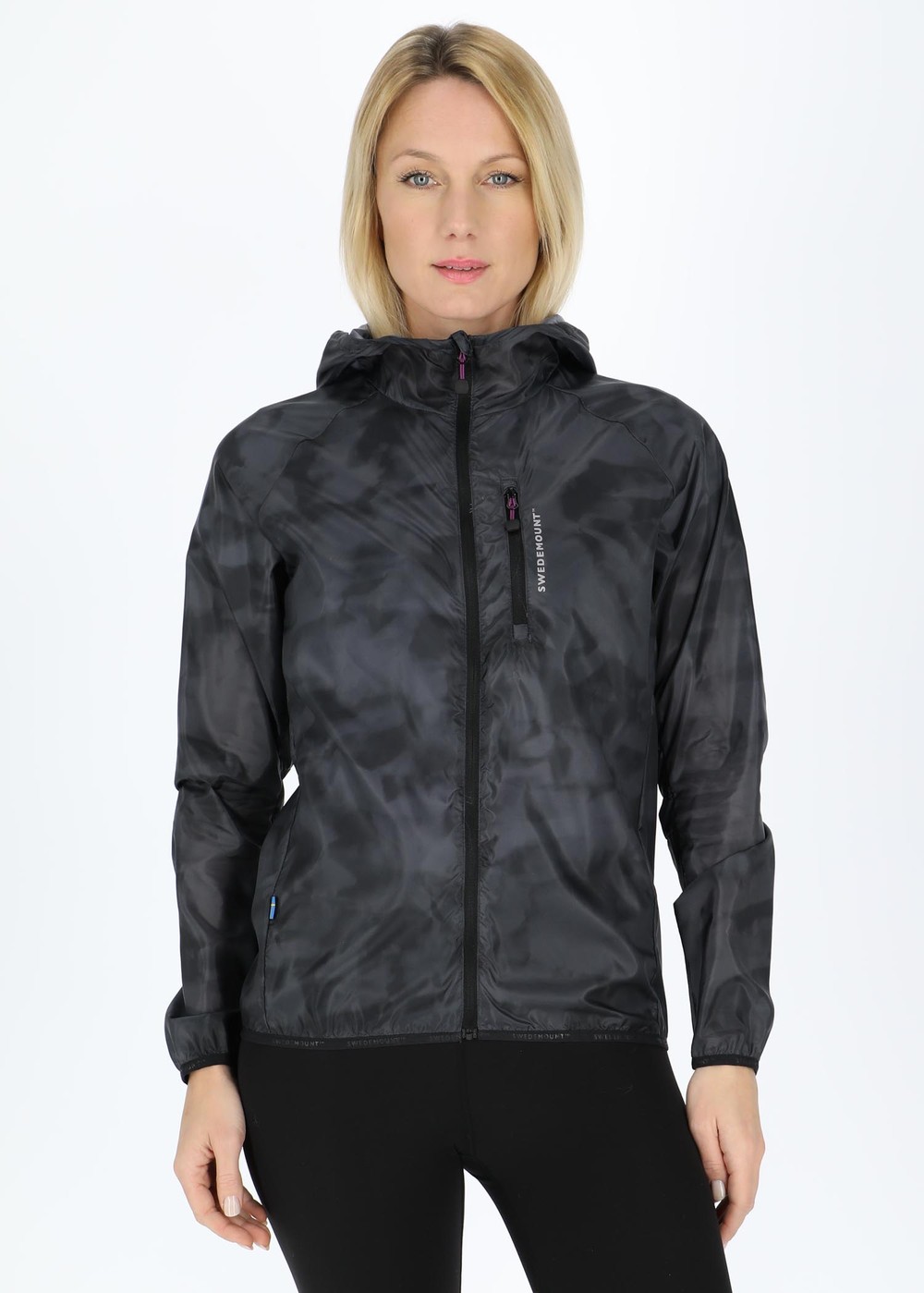 Packable Wind Jacket W, Charcoal, 46,  Vårjackor