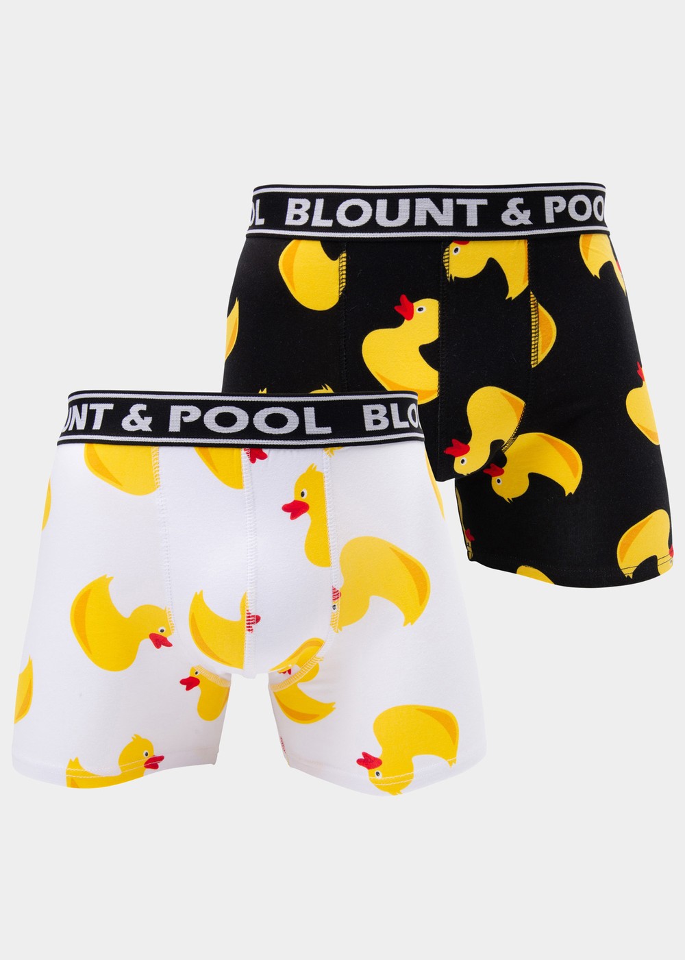 Boxer Shorts Yellow Duck 2-Pac, Black/White, Xl,  Kalsonger