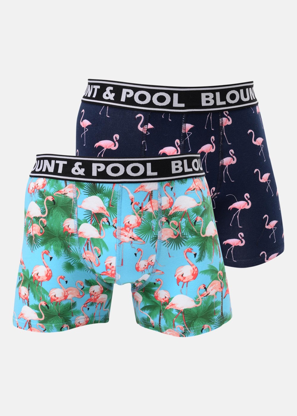 Boxer Shorts Flamingos 2-Pack, Navy/Sea Blue, Xs,  Underkläder