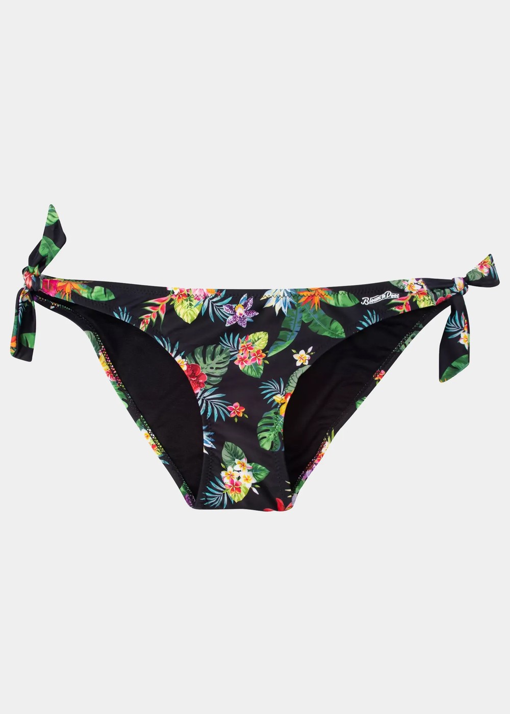 Bikini Side Tie Bottom, Black Pineapple, 44,  Badkläder