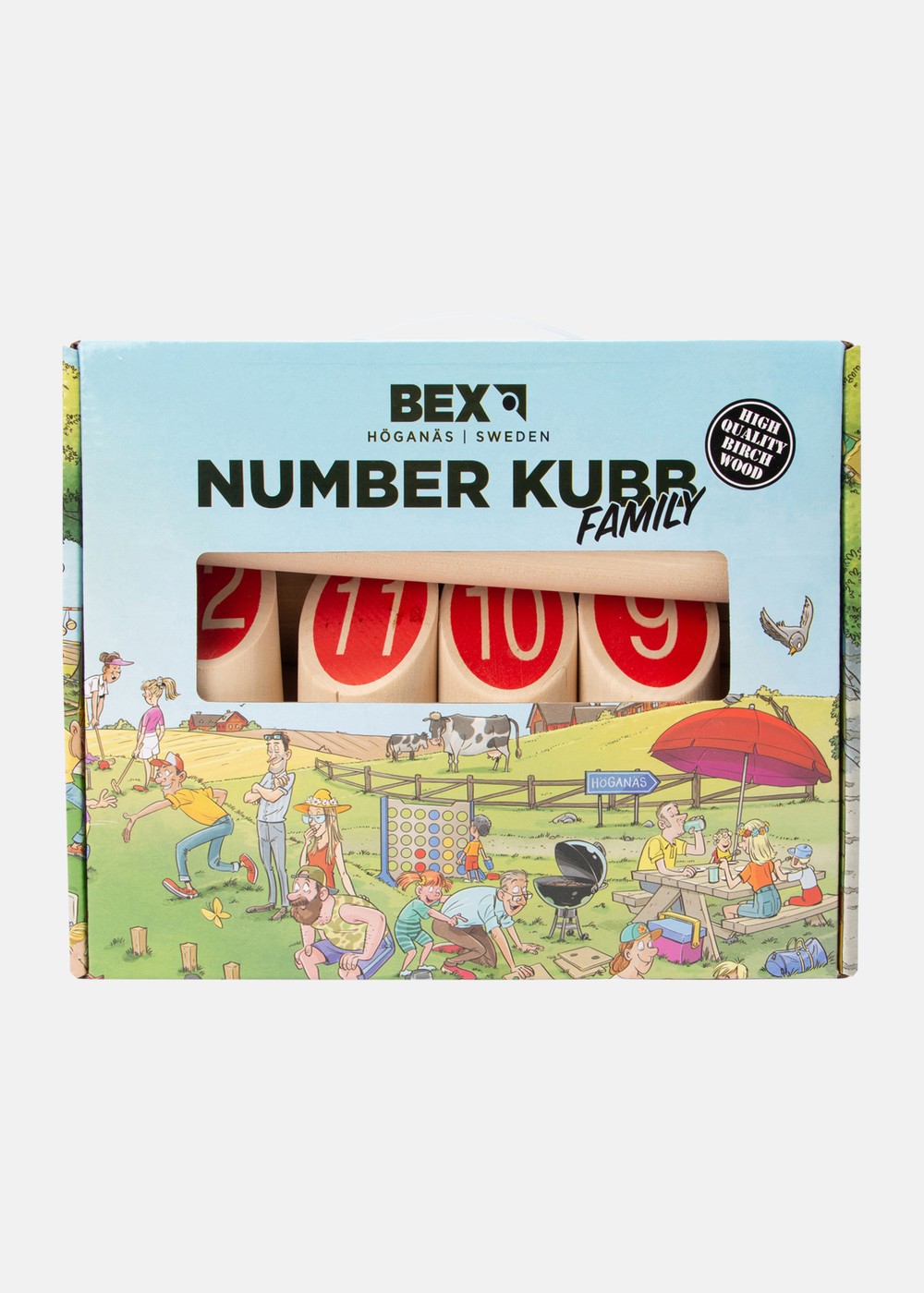 Number Kubb Basic, Onecolour, Onesize,  Sommarlek