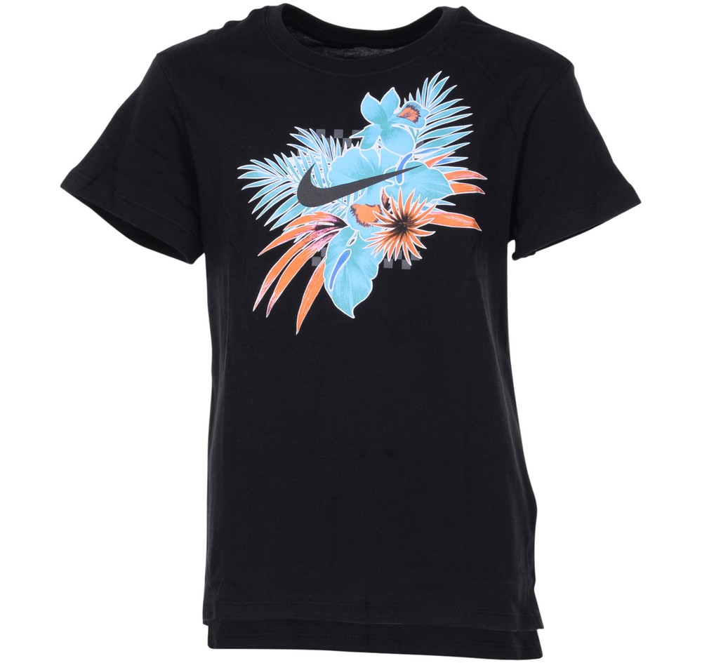 Nike Sportswear Girls' T-Shirt, Black, L,  T-Shirts