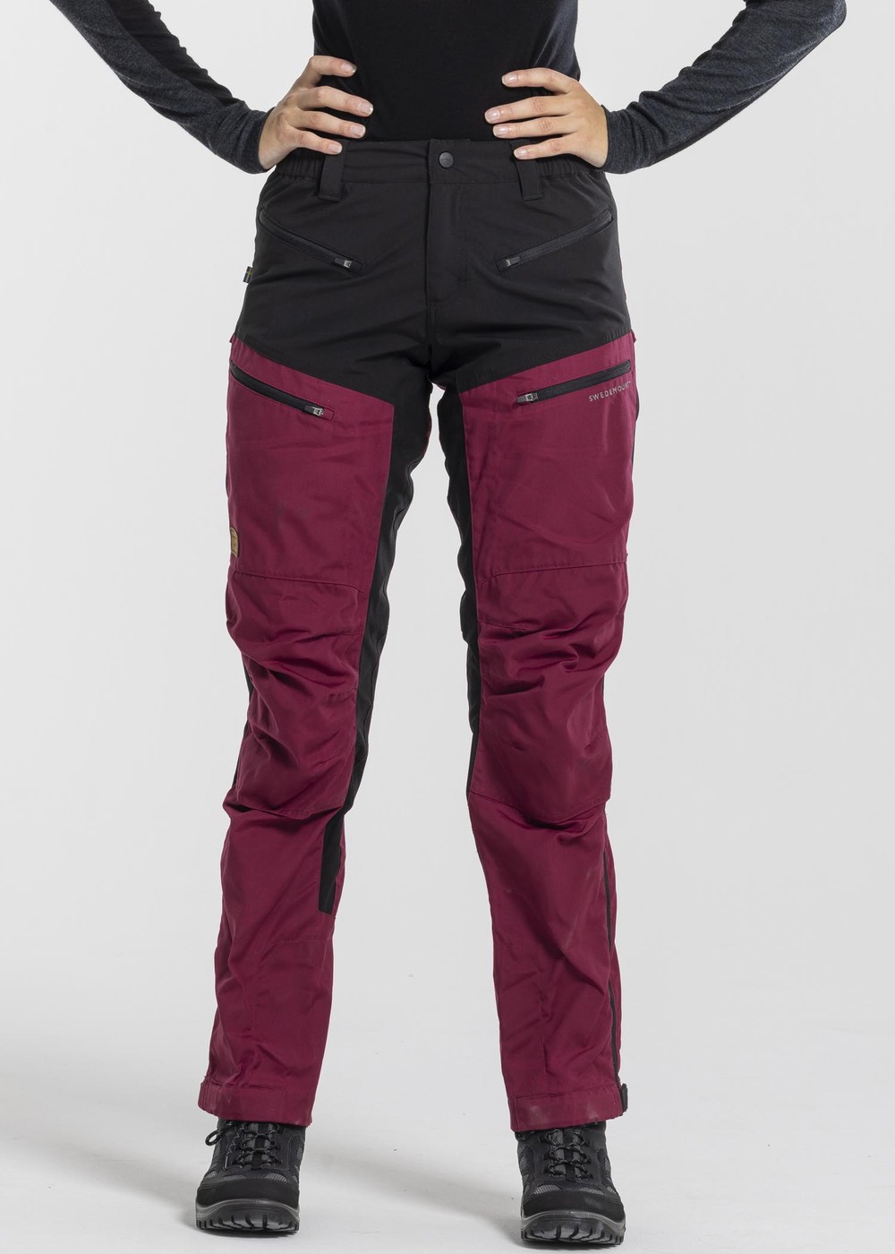 Nordkap Stretch Pants 2.0 W, Burgundy/Black, 38,  Vandringsbyxor Nordkap Stretch Pants 2.0 W, Burgundy/Black, 38,  Vandringsbyxor