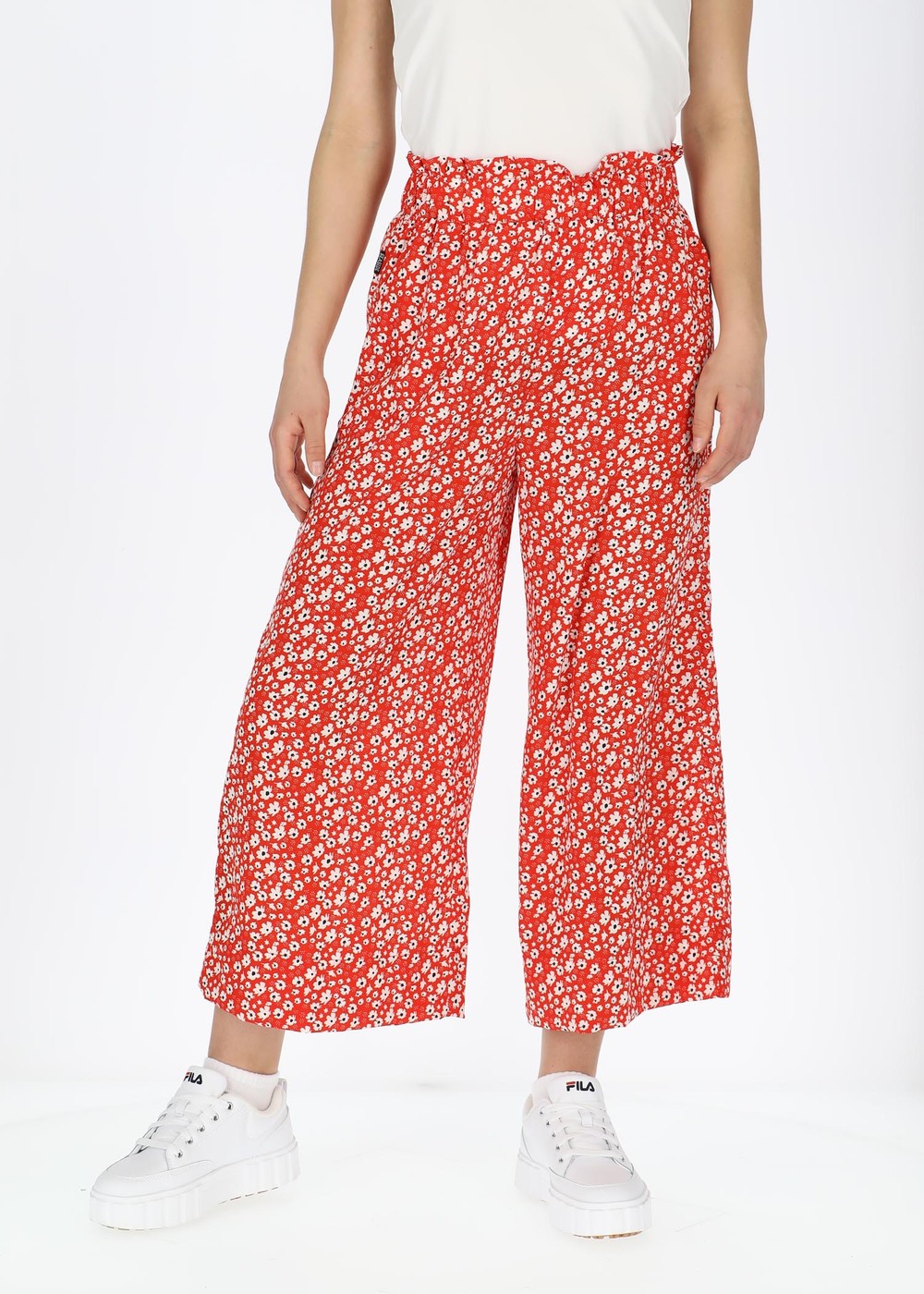 Sankt Claud Pants, Red Flower, 38,  Strandkläder