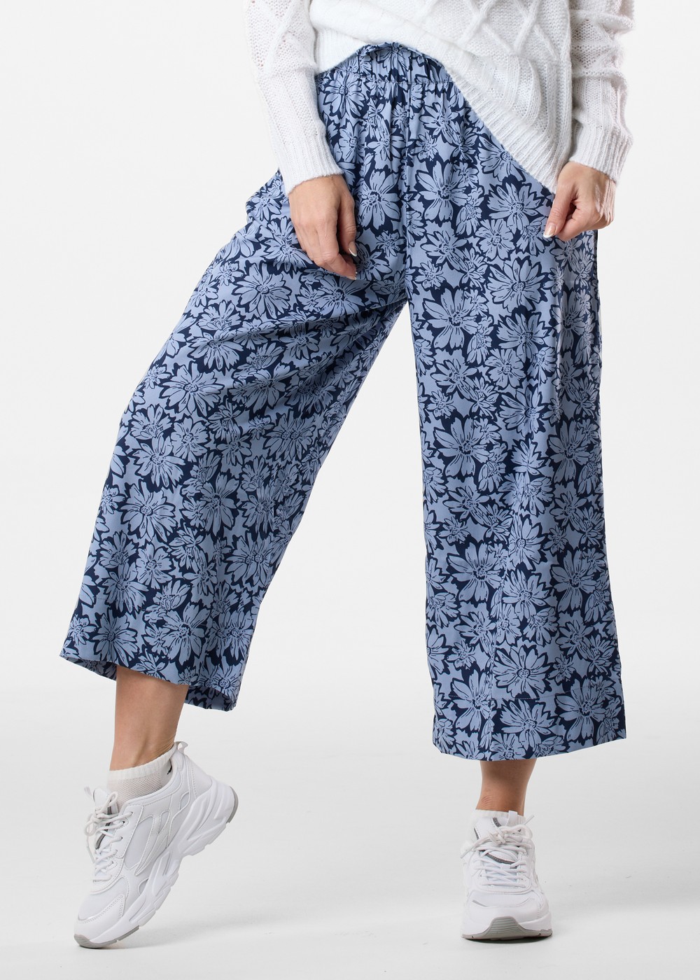 Sankt Claud Pants, Daisey Flower Blue, 38,  Strandkläder