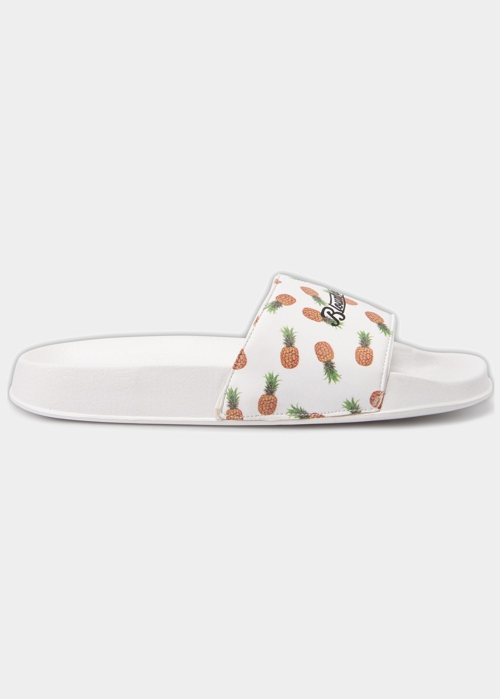 Hawaii Slippers, White Pineapple, 45,  Tofflor