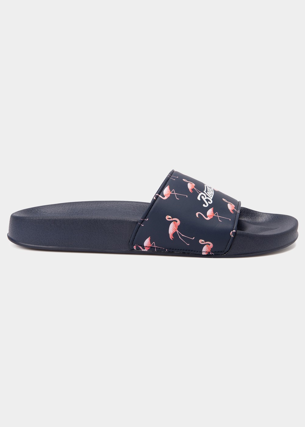 Hawaii Slippers, Navy Flamingo, 40,  Tofflor