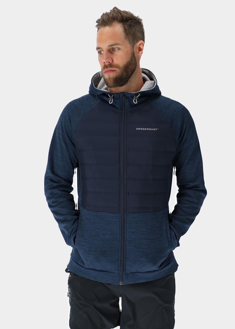 Training Hybrid Jacket, Navy Melange, Xs,  Jackor