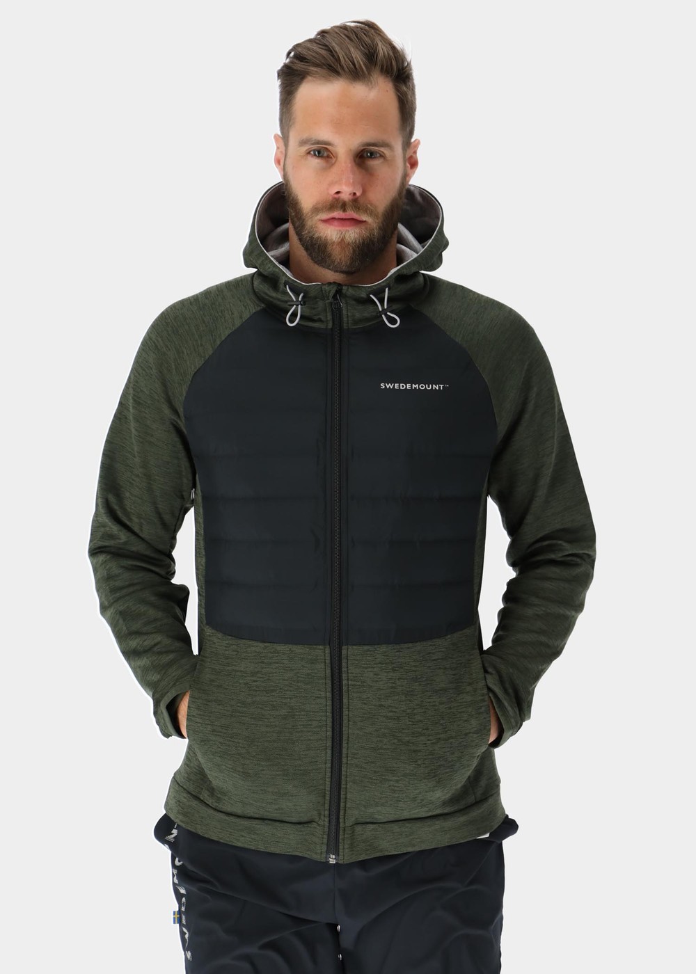 Training Hybrid Jacket, Olive Melange/Black, Xs,  Jackor