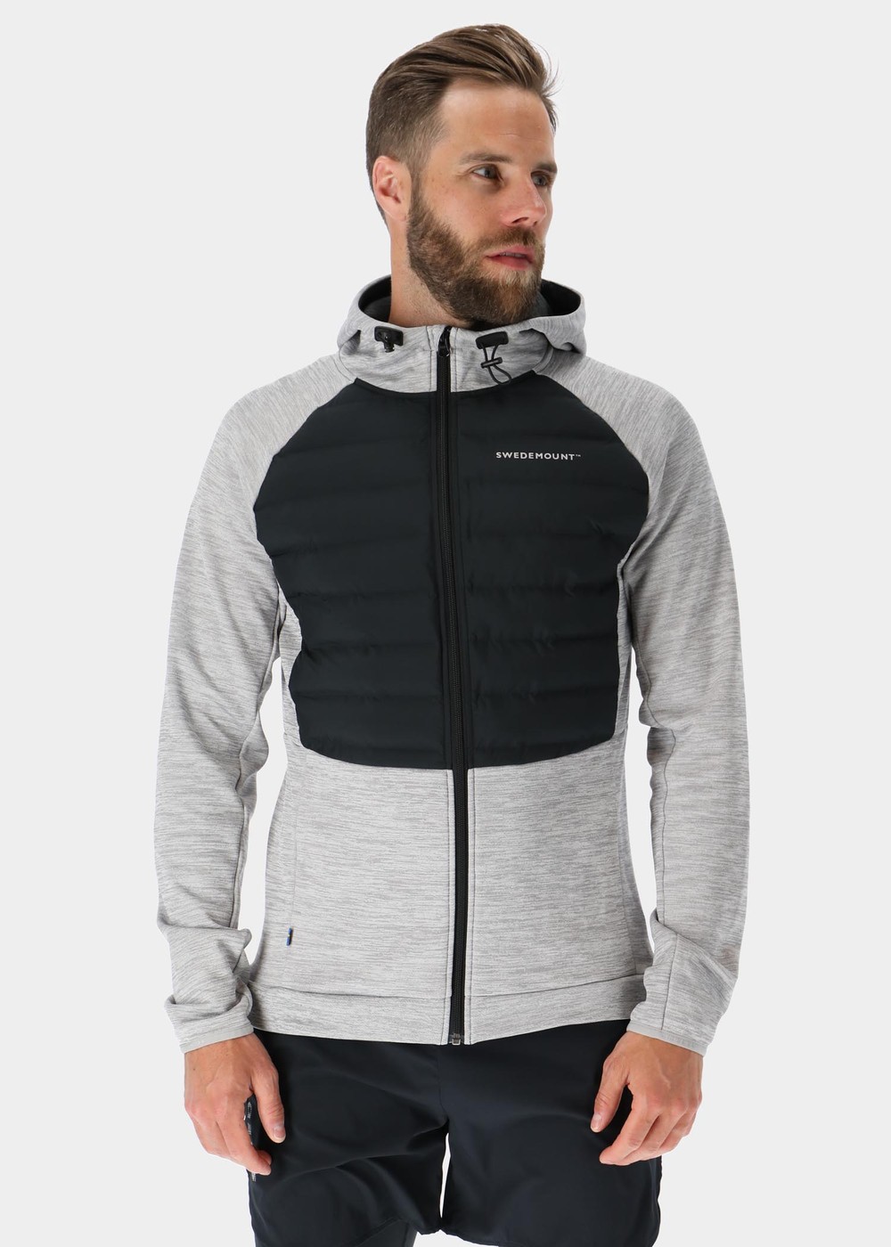 Training Hybrid Jacket, Lt Greymelange/Charcoal Mel, Xs,  Jackor | Träningskläder//Herr//Aktivitet//Tränings-t-shirts | Padelspecialisterna